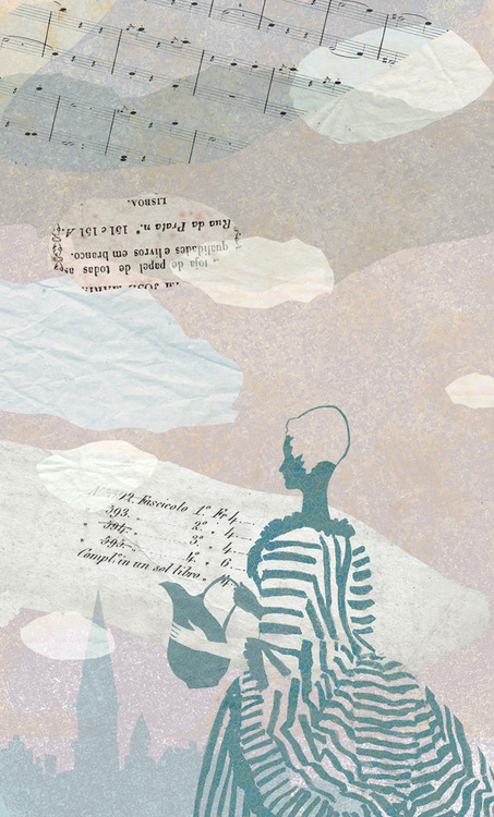 "Бах". Иллюстрации к сборнику стихов "Лента времени" Б. Шапиро-Тулина.