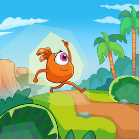 Комикс для видео к обучающему игровому приложению для детей