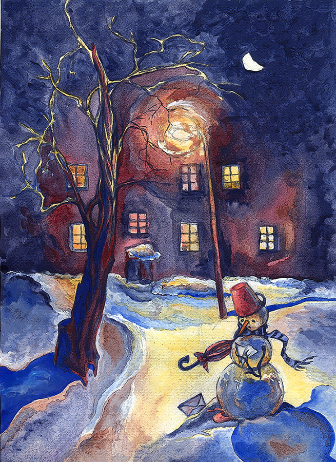 Ведьмины каникулы. Она прилетает