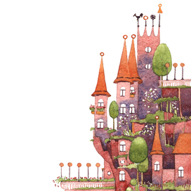 Замок на скале