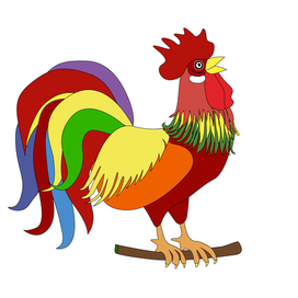 Петух для детской игры