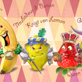 персонажи фрукты