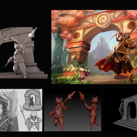 Пример создания иллюстрации с использованием 3D 