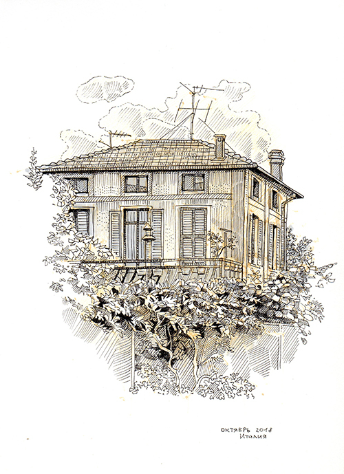 крыши Бергамо