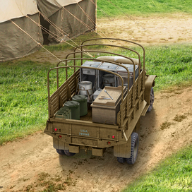 WWII US Army Kitchen Truck 