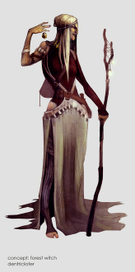 концепт лесной ведьмы