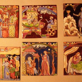 фрагменты ларца - финифть