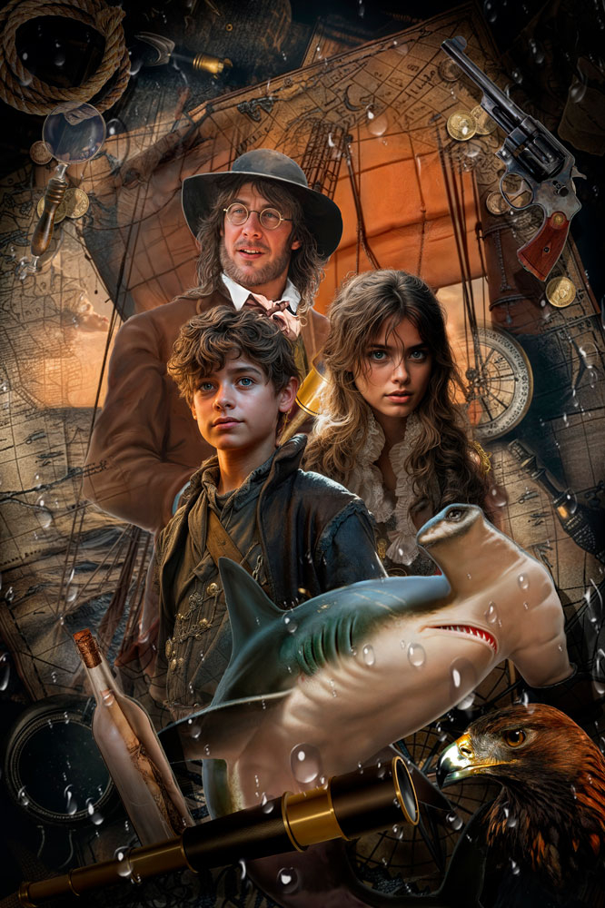 Обложка к книге Жюль Верна- Дети капитана Гранта