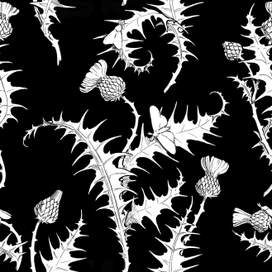 Чертополох, принт