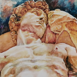 Картина серия статуи Давид