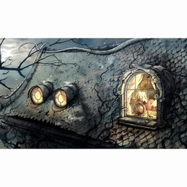 Обложка к книге Мишеля Гейона "Арчибальд Финч и потерянные ведьмы"