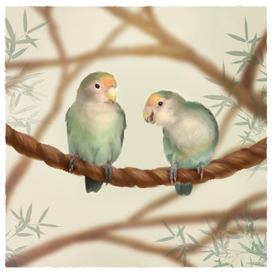 Портрет неразлучников