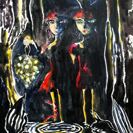 ночь на болоте