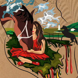 Иллюстрация к книге"Боевой конь"