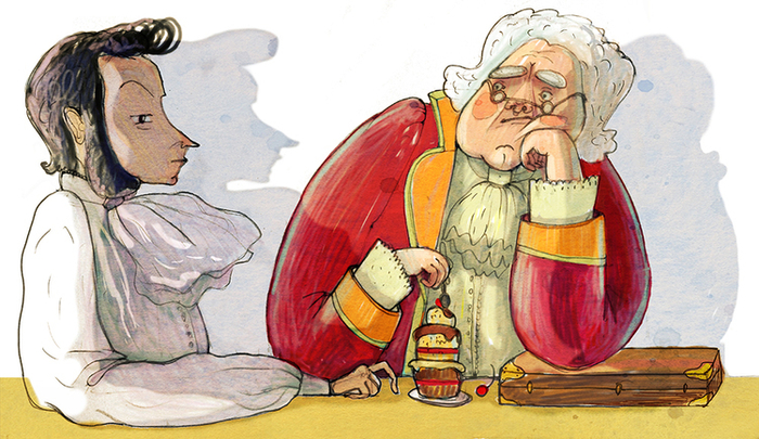 Пушкин и Данзас 