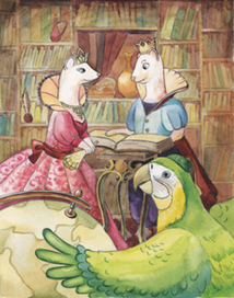 иллюстрация для книги Джеральда Даррелла "Говорящий сверток"