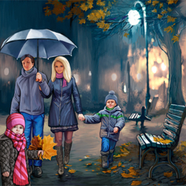 Осень--иллюстрация