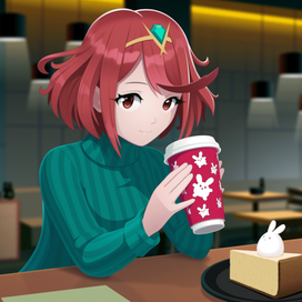   Пайра в кафе