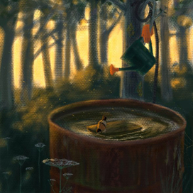 Садовая бочка