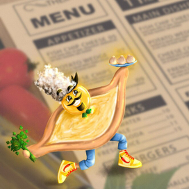 Персонаж для грузинского кафе