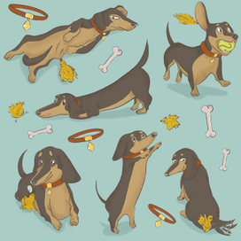 пес и канарейка