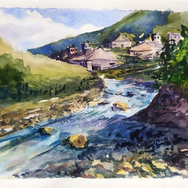 Поселение в горах