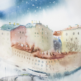 Снежный город. 