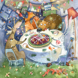 Новогодний салат