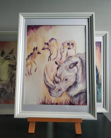 Танец гиен и носорога