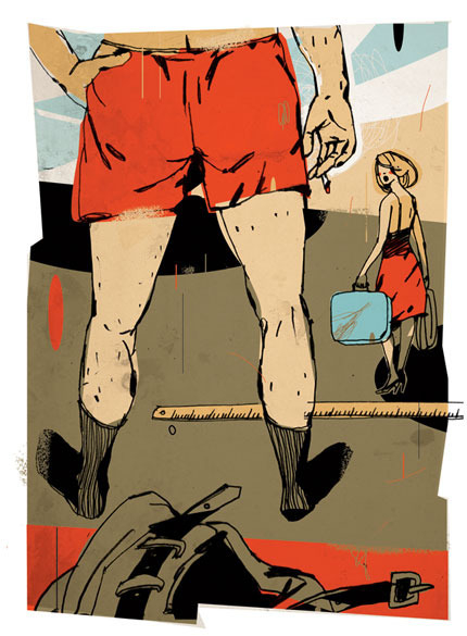 Иллюстрация для журнала "GQ"