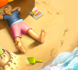 летняя иллюстрация для afisha.uz