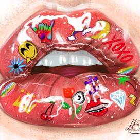 Сочные губы