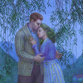 иллюстрация к роману Ф.С.Фицджеральда "Ночь нежна", фрагмент