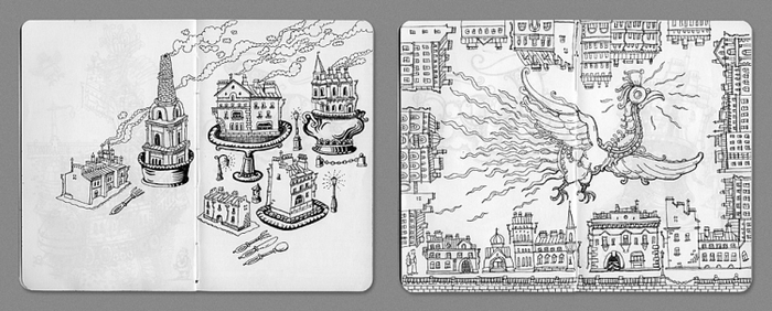 Почеркушки в МОЛЕСКИН