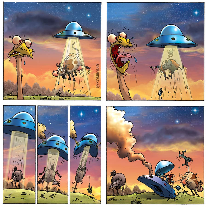 Серия из 200 комиксов для мобильных-отрывок