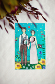 Свадебная открытка.