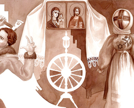 Шмуцтитул к пьессе И.Франка "Украденное счастье"