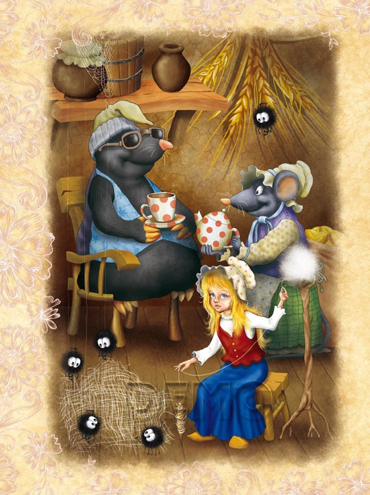 "дюймовочка" иллюстрация 17