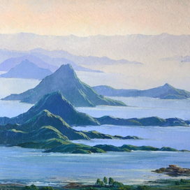 Бухтарма. Солнечный берег. Рассвет.