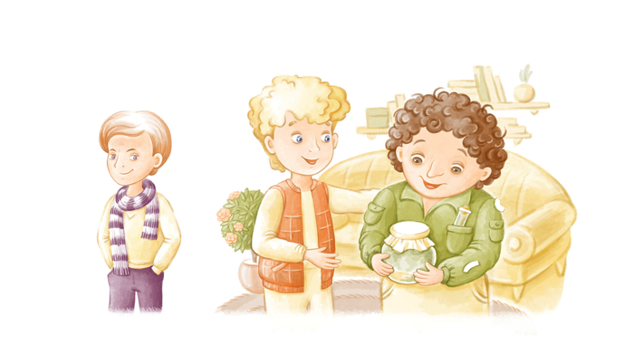 Для книги "Просонин и другие жители города", изд."Просвещение"