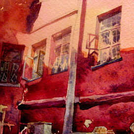 красный дворик