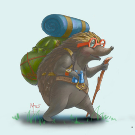 Ёжик путешественник