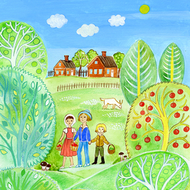 Иллюстрация к сборнику детских стихов (3)   )