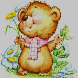 акварель для открытки