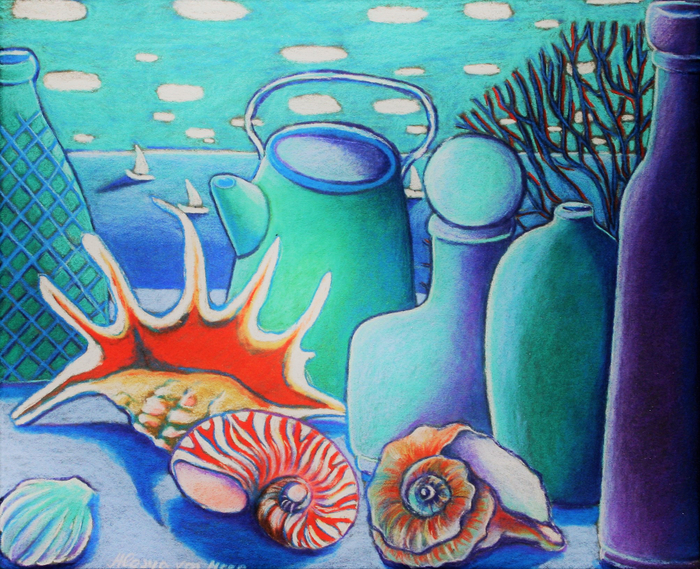 Натюр с ракушками.