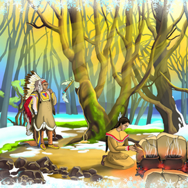 Открытие индейского вождя