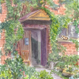 "Зеленое крыльцо".