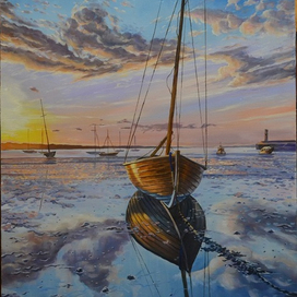 Рассвет на море