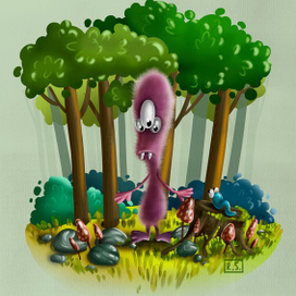 лесной монстр