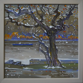 Ноябрь.  / из серии " Сто метров от мастерской"